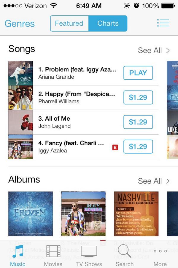 MyaDawn_'s tweet image. OMG GUYS LOOK!!!!! @ArianaGrande #Problem #GetProblemToNumberOne WE DID IT!!! I'm so happy!😊😝💁