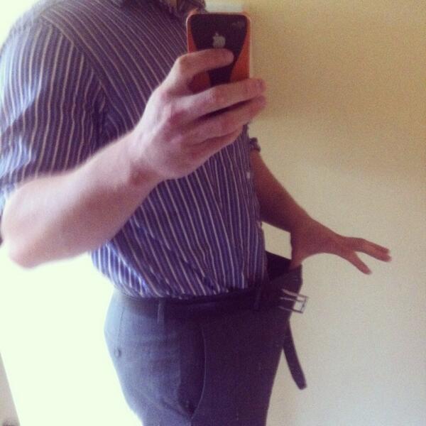 6monthtransform's tweet image. Think I might need some new work pants... #gym #weightloss #paleo #diet #transformation #fatloss #fit #healthy