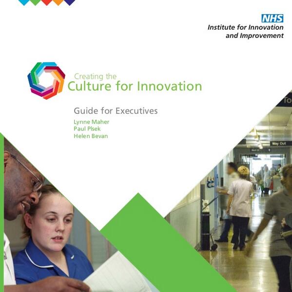 HelenBevan's tweet photo. The fantastic resources from NHS Institute on creating a culture of innovation now freely available on SlideShare http://t.co/unBdEUlzYI