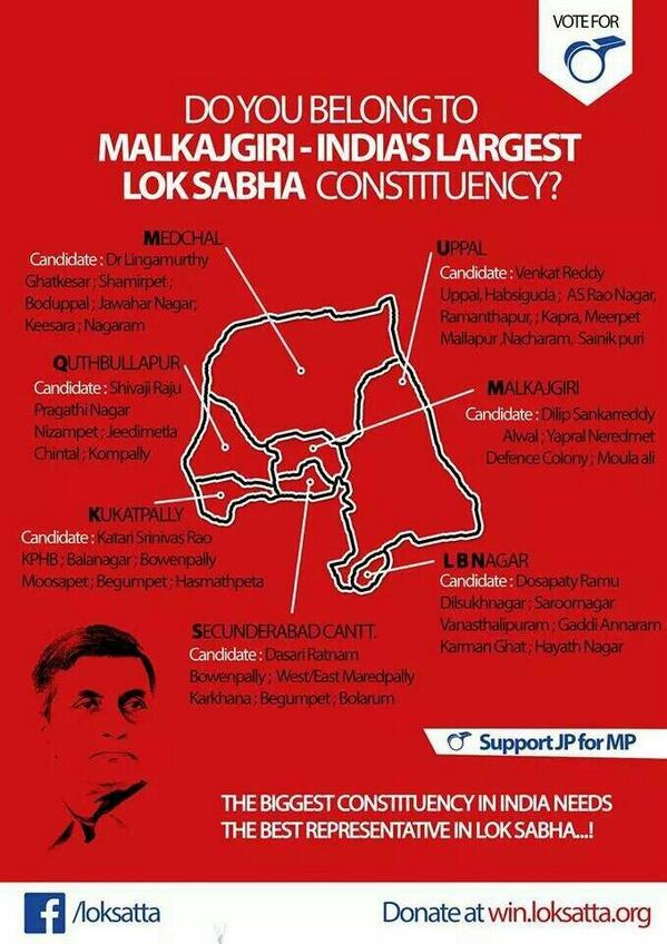 pplForLokSatta's tweet photo. The EC &amp; media have largely failed to educate the voter about the constituencies.Know your constituency #vote4whistle http://t.co/dcdLj15YWF