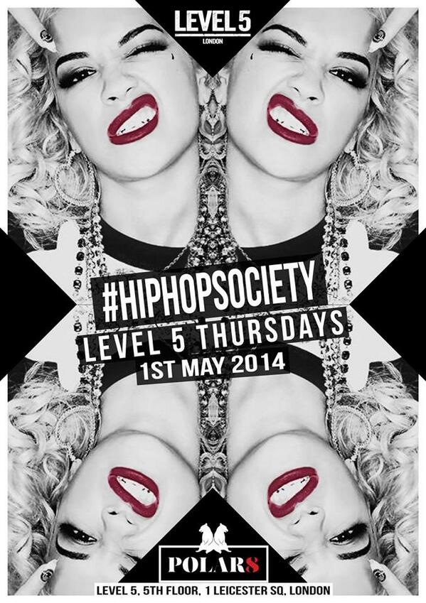 Polar8Events's tweet photo. Make sure you come and join us this Thursday at @level5london for the launch of #HipHopSociety http://t.co/fT8x8Yuuz7