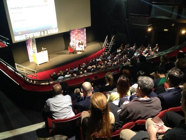 Nearly 1000 in to hear LSE alumnus Michael Lewis talk about his new book. #LSELewis http://t.co/iCCKFadwhS