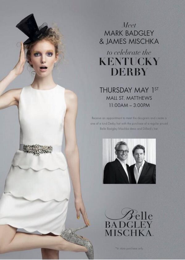 Derby Week is here! Do you want your Kentucky Derby Hat Designed by Celebrity Designers Badgley Mischka?