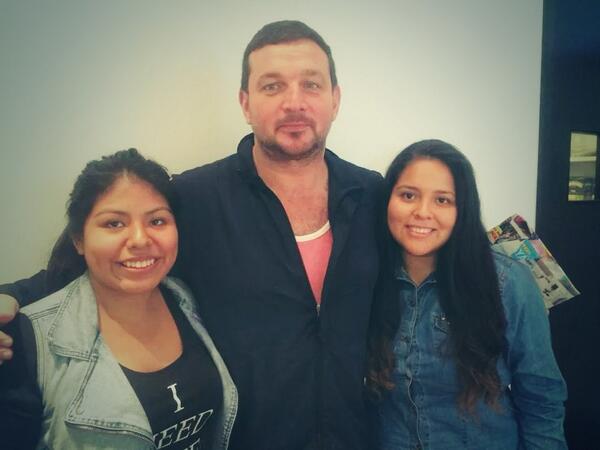 LizethQuispe__'s tweet image. We met Paul :))) :3 he is so nice and sweet!!!! #onedirection #OneDirectionEnPeru #westin #paul #WWATour