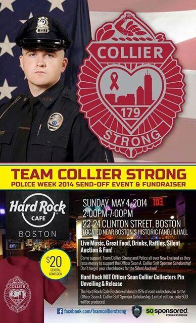 GoCollierStrong's tweet image. Save the date! Sunday, May 4 beginning 2pm @HRCBoston Event to honor @MITPolice Officer Sean Collier.