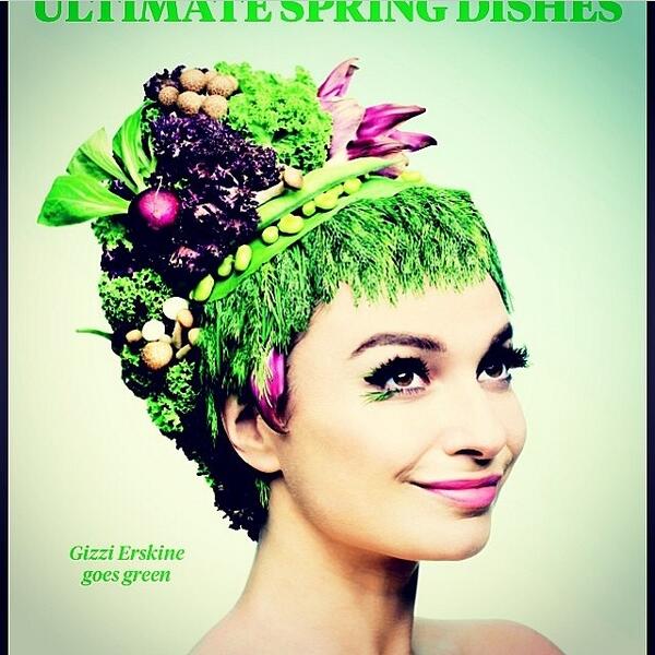 Latest work <a href="/GizziErskine/">Gizzi Erskine</a> AMAZEBALLS "Food Beehive" on the cover of <a href="/TheSTMagazine/">ycacete meu pau não para de jorra leite</a> - Makeup: lyndsaylillykeys.com