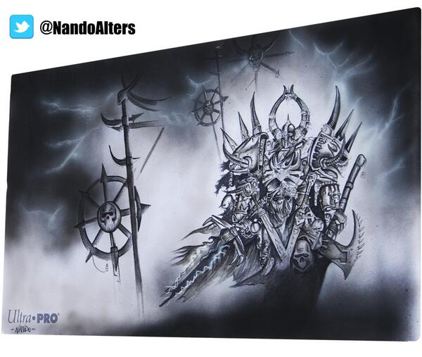 A new commision :) #mtg #Playmat #art