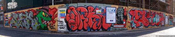 LDNGraffiti's tweet photo. 'It's been emulsional' … #Malarky #BRK192 #DraxWD #DSCREET #Hello #DblTrbl in east London … http://t.co/N9oeEs0STZ