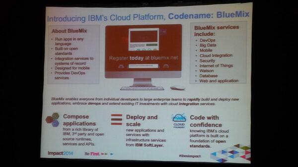 holgermu's tweet image. And a quick look back at #BlueMix - #IBMPulse was how shirt ago? #IBMImpact