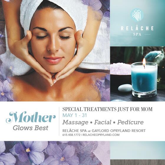 RelacheOpryland's tweet photo. Give Mom the perfect Mother's Day gift! #Relaxation #Pampering #RelacheSpa http://t.co/8YRrAWeewa