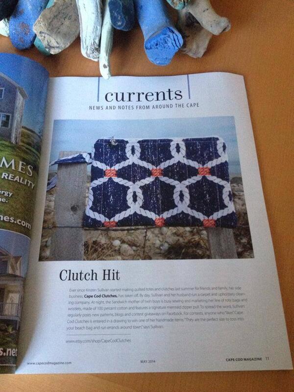 CapeCodClutches's tweet image. So excited to see my work in Cape Cod Magazine! #Capecod #capecodmagazine #handmade