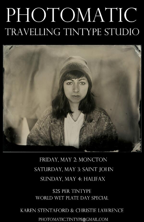 Decided on 3 cities. 1 per day. Details still to come! Ooo the suspense. 
#photomatictintypestudio #tintype #wetplate