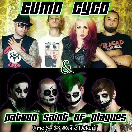 Stoked that we'll be rocking with <a href="/sumocyco/">SUMO CYCO</a> on June 6 in #ottawa - give us a shout for $8 tix! #psop #MusicMonday