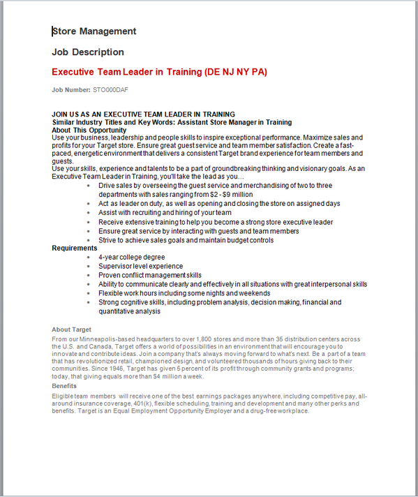 RBSNB's tweet photo. Target has CURRENT openings for Executive Team Leader positions. Connect with Amanda Abney, amanda.abney@target.com . http://t.co/acXG5GXEyq