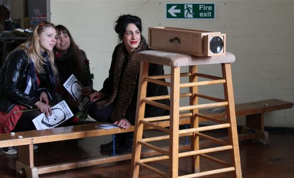 <a href="/SonnetWalks/">Sonnet Walks</a> What are they looking at?
(Camera Obscura for Sonnet 24) in #Hampstead yesterday shakespeareinthestreets.com