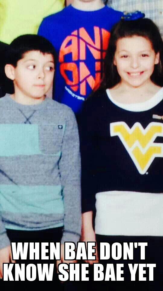 WVMemes's tweet photo. when bae don't know she bae yet http://t.co/rnERKJYbM5
