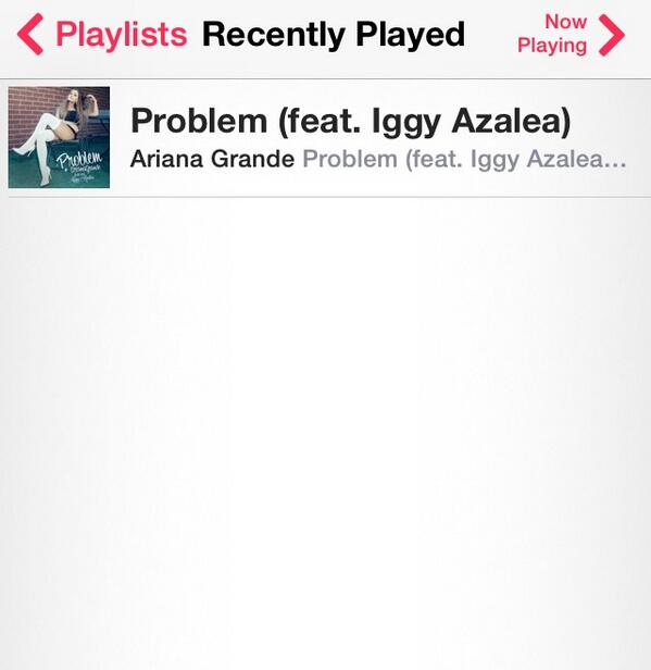 Arigrandefrvr_'s tweet image. The only thing I've been listening to☺️ #HappyProblemDay !!😍😍 @ArianaGrande