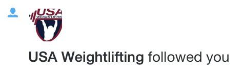 RizaAlaydrus's tweet photo. @USWeightlifting WOW. Thank you.. http://t.co/XcJhFW9g3U