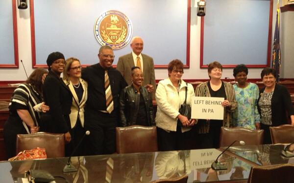 Expand_Medicaid's tweet photo. Congrats to everyone in the MA Gap who shared their story with our representatives today! #ma4pa http://t.co/SAJNWjpanN