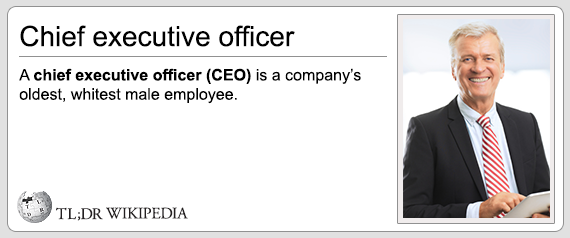 Chief executive officer.