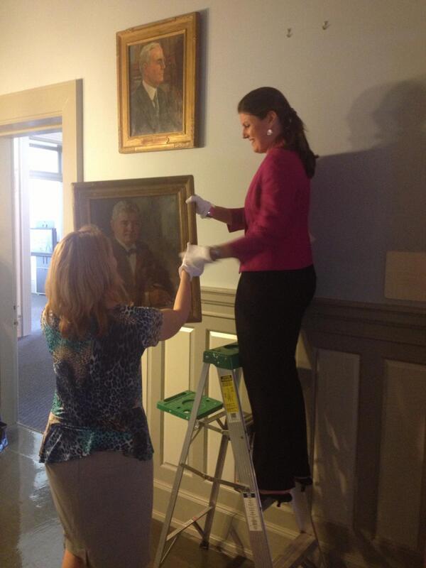 My great-grandfather 1915 Sen. Pres. Charles Davis' portrait now hangs in the <a href="/FLHistoricCap/">FL Historic Capitol</a>. #history #FL #sayfie