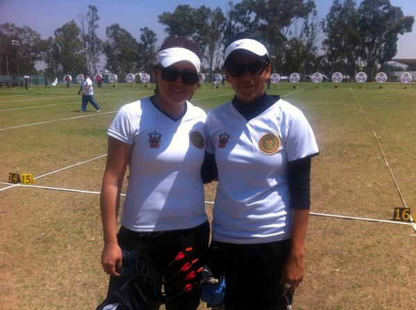 Lausepulveda's tweet photo. Termina tiro con arco, Bernardet Cárdenas y Yahaira Corona medallistas 2013 buscan medalla el martes en @UNBUAP2014 http://t.co/FDRJAyl2GY