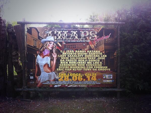 Zaterdag 28 juni festival CHAPS bij The Lodge, kaarten zijn al verkrijgbaar in de vvk via xceptionnel.eu