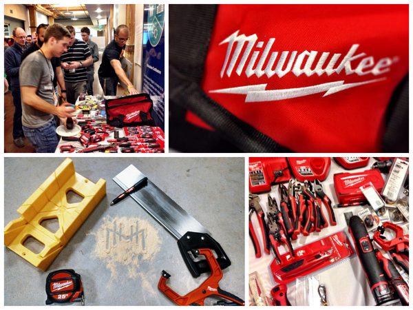 HackHardMKE's tweet photo. Thanks @MilwaukeeTool for sponsoring #hardhackmke this weekend! 10 teams built 10 awesome prototypes thanks to you! http://t.co/pPVql1iBkA