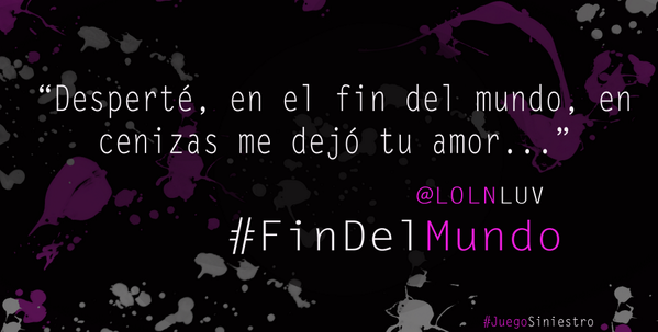 SomosFansYuc's tweet photo. Para superar con #ActitudLOL el 1er día de actividades"normales"queda perfecto escuchar a @lolnluv.
#JuegoSiniestro http://t.co/C9vkrItnmn
