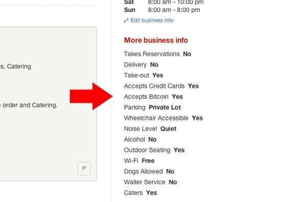 thebitcoinbyte's tweet photo. Yelp Can Now Show if a Business Accepts #Bitcoin http://t.co/5ZaJ1R8MLh via @newsbtcdotcom http://t.co/ALVPDIMKdf