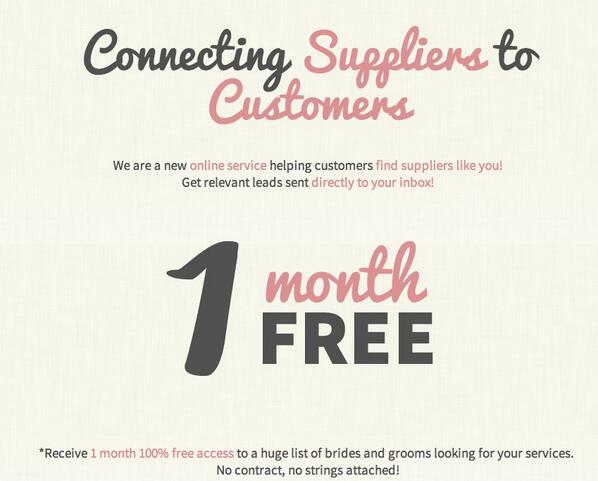 WeddingPeople_'s tweet image. #weddinghour have you created your free profile on weddingpeople.com  yet? We have brides waiting! http://t.co/3KdLEECrhH...