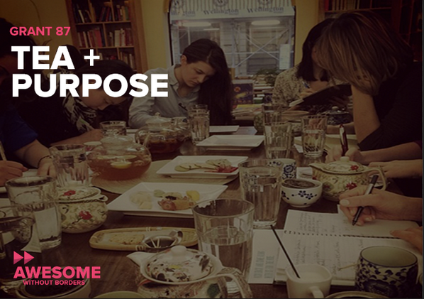 carlablumenthal's tweet photo. So grateful that @AF_WB named @teapluspurpose the next #AWBgrantee! http://t.co/rs5TV6EoV2 #tplusp #awesomefoundation http://t.co/nwFmTMbfRZ
