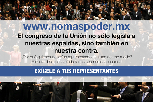 RQPidea's tweet image. Es hora de que los ciudadanos seamos escuchados por Diputados y Senadores #nomaspoderapp nomaspoder.mx