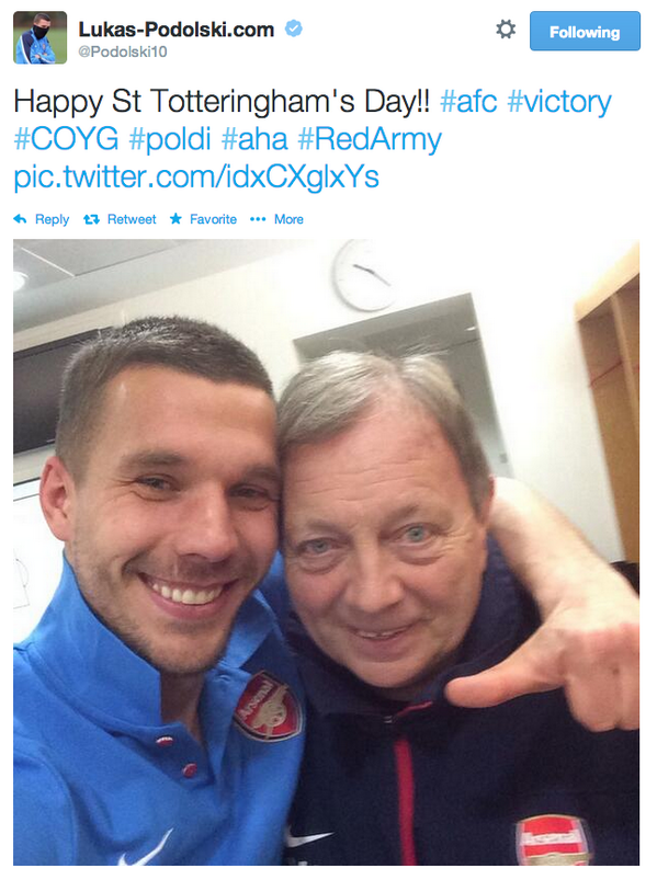 B R Football Lukas Podolski Is Enjoying A Certain Arsenal Related Holiday Http T Co Gqmrawizgk