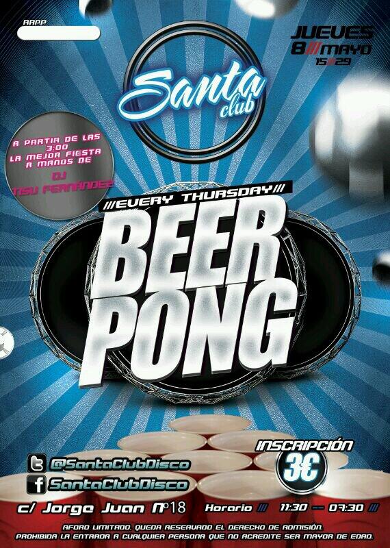 Y a partir de la semana que viene (jueves 8) tendremos torneo BEERPONG y después la mejor fiesta en <a href="/santaclubdisco/">Santa Club Oficial</a>.