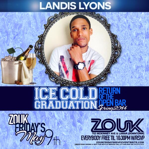 MrSouljones's tweet photo. Shoutout to @MrSubZ3RO celebrating his graduation party at #icecoldgrad on May 9th at Club Zouk http://t.co/njRNAbXtkj