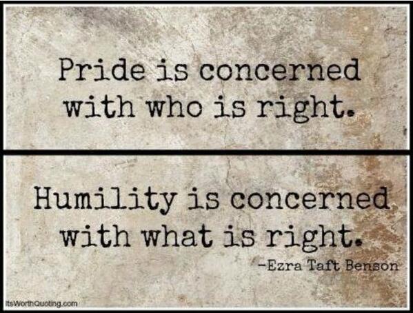 KeepitmovingLt's tweet image. #prideandhumility
