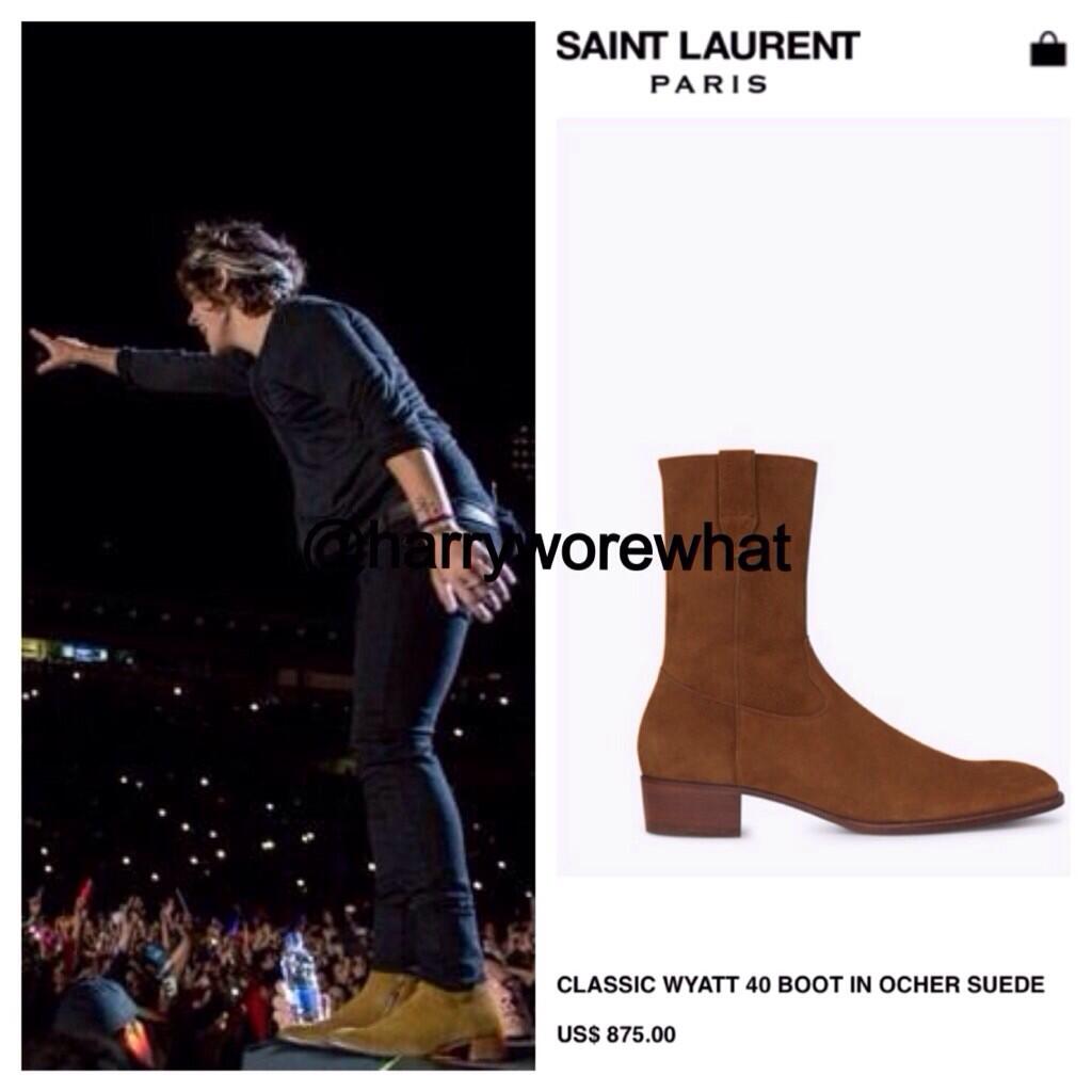 Harry styles suede boots sales