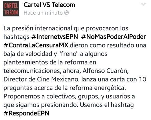 #RespondeEPN <a href="/ArtistasAliados/">Artistas Aliados 132</a> <a href="/YoSoyRed_/">#YoSoyRed</a>  <a href="/YoSoy132Media/">YoSoy132Media</a>  <a href="/Revolucion_132/">Acampada Revolución</a> @PulsoCiudadano_ <a href="/sopitas/">Sopitas</a> <a href="/JohnMAckerman/">John M. Ackerman</a>