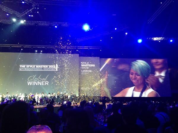 peluquiquepop's tweet image. Felicitaciones #Peru felicitaciones Angelita!!!! Premio best #stylemasters2014 #globalwinner @americancrew #lisbon