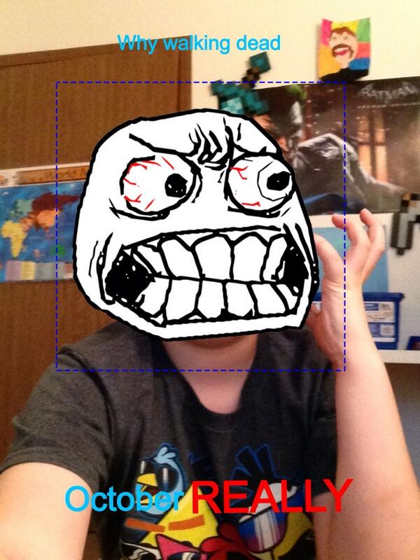 Cooki_jar's tweet photo. My reaction to what walking dead did http://t.co/RePMJOpZNM