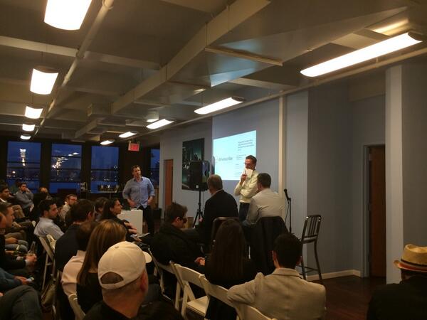 PlasticityNY's tweet photo. An example for car companies getting into the mobility discussion @bmwi - mobility start ups pitch here for feedback http://t.co/bYWMDnPrbf