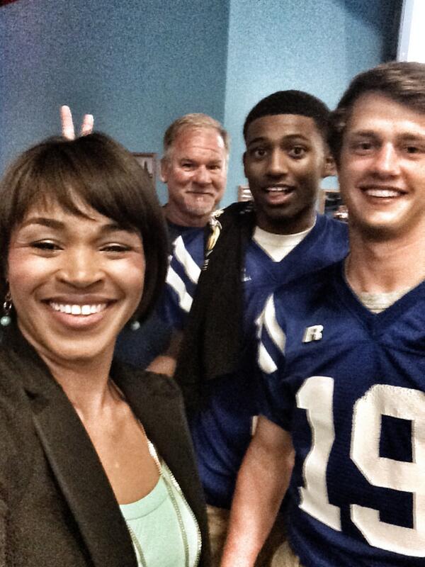 LeniseLigon's tweet photo. @gawallace97
@_nick_love_ stopped by with coach Lazenby from Bayside Academy...I had to take another #selfie http://t.co/14rBHyjOr3