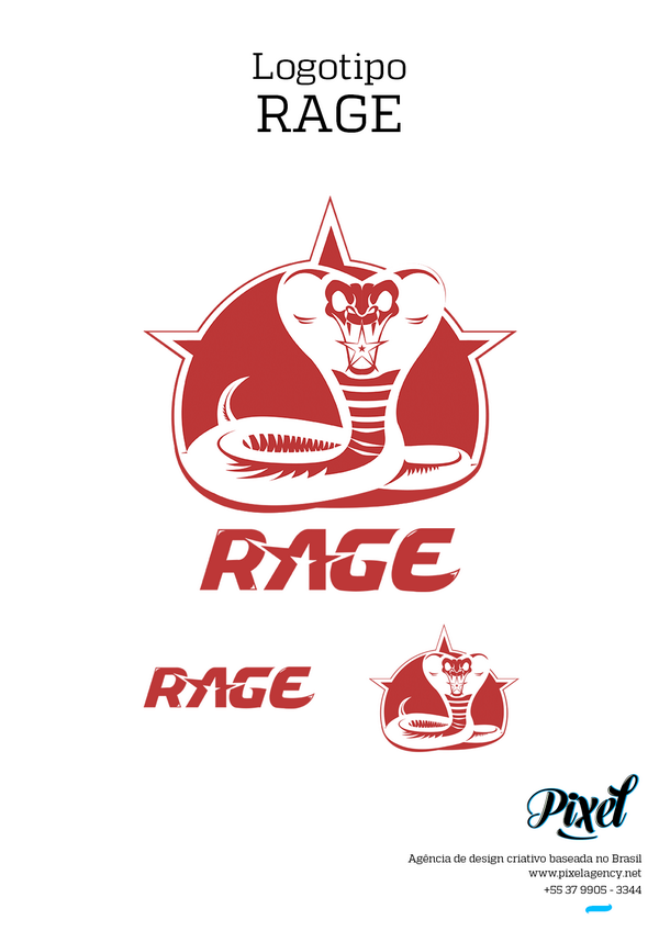 Pixel_Agency's tweet photo. Logotipo produzido para o time RAGE. http://t.co/BGnT2QaX6T