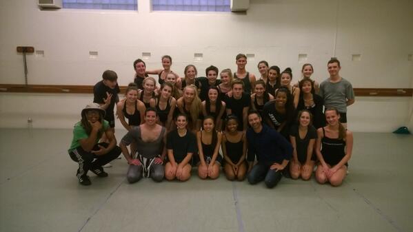 jeffdancers's tweet photo. Thank you, @DrewCarney , for dancing with us today! http://t.co/V2i6aZe4E7
