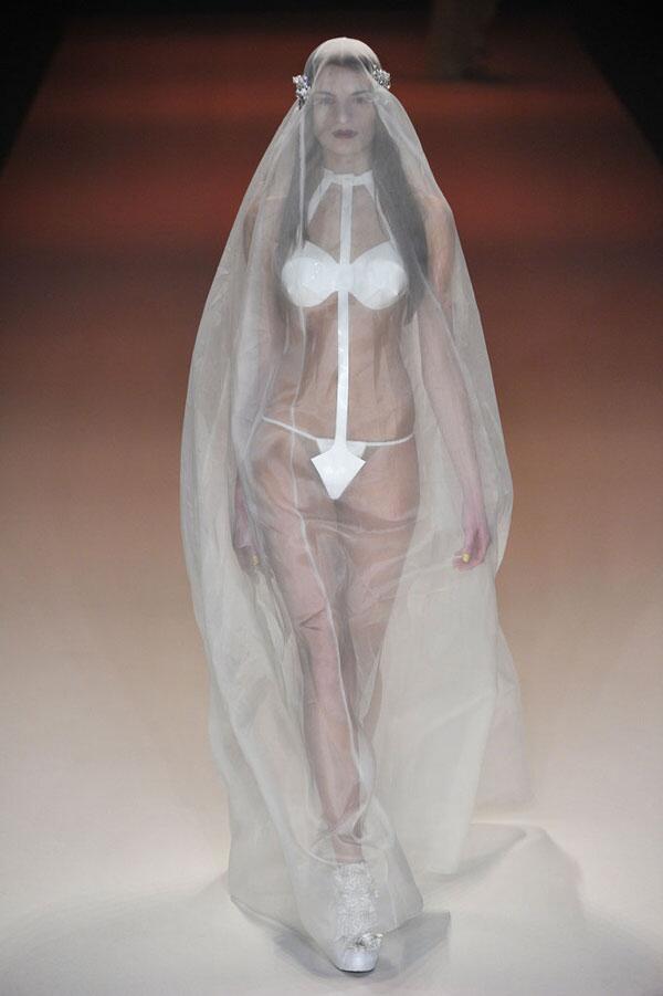 naked wedding dresses