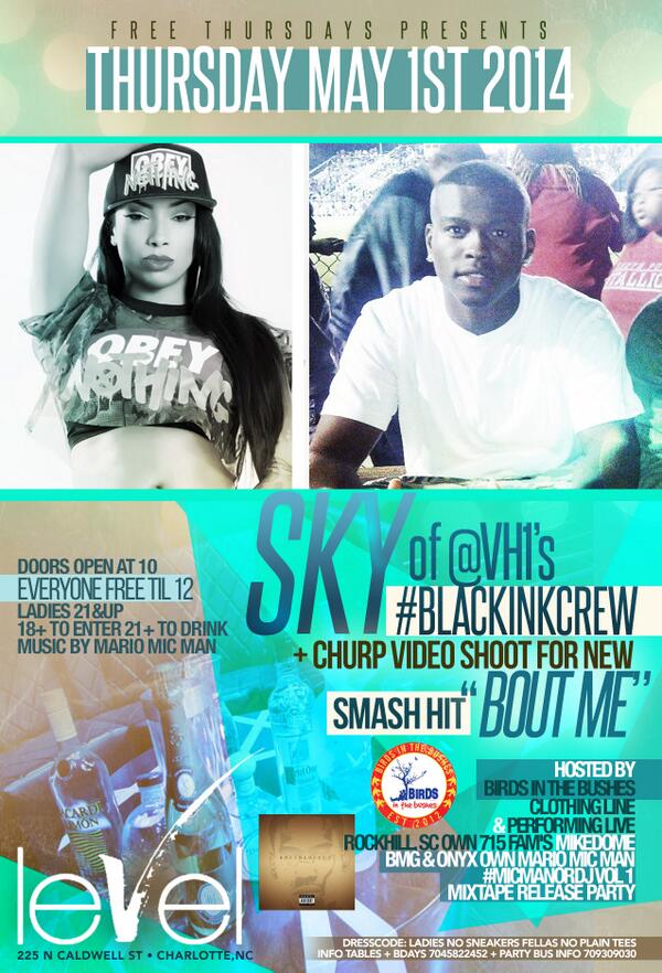 RoyalEvents803's tweet photo. @715_LockDown (Mike DoMe) performing live THURSDAY @ #LEVELCHARLOTTE @lil_dmonk @715fam @MSMOOTH715 http://t.co/PxuXYtzWWr