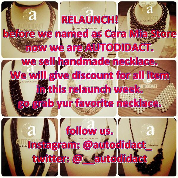 __autodidact's tweet photo. After a long time we break. Now we relaunch our onlineshop with new name. Don't forget to follow us! http://t.co/aglcqS17cS