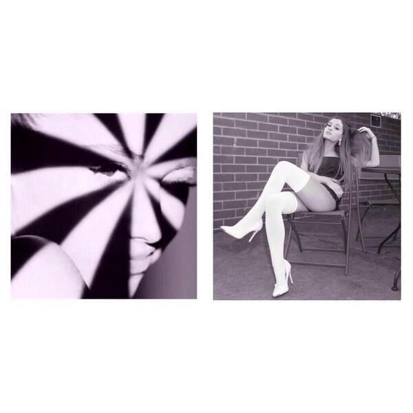 FJGrandeMC's tweet photo. @ArianaButeraMC Can we talk about the picture on the right, Missy? http://t.co/fB1I6n10qU