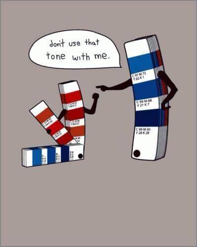 _gomedia's tweet image. We love this! #pantonejokes #design